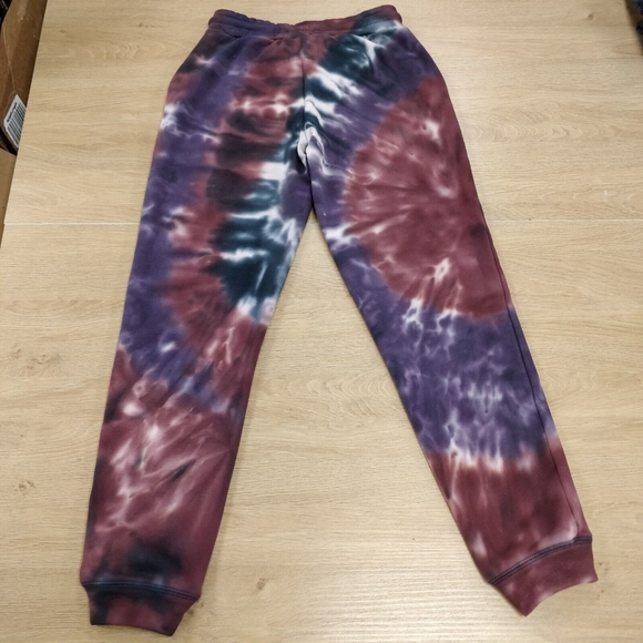 $88 NEW Chaser Mika Tie Dye Joggers Sweatpants Purple Red Cotton Sorona Blend XS - Picture 5 of 8